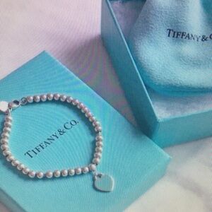 Tiffany & Co Silver Heart Bracelet